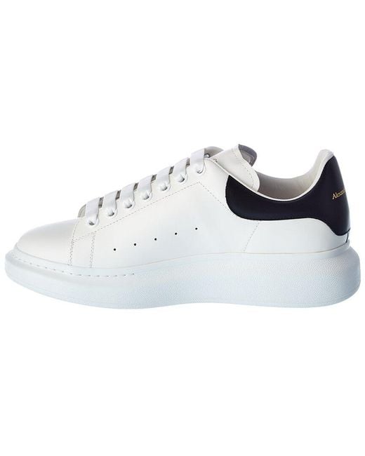 Alexander McQueen White Oversized Leather Sneaker for men
