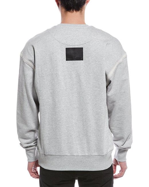 BOY London Gray B Is For Boy Crewneck Sweatshirt for men