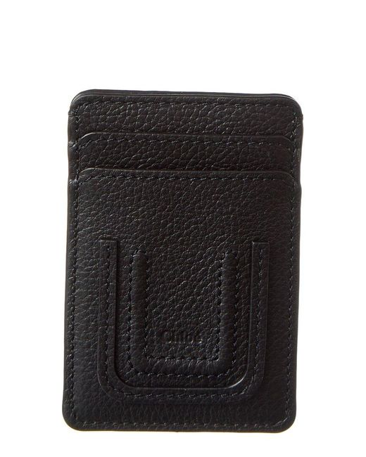 Chloé Black Marcie Leather Card Holder
