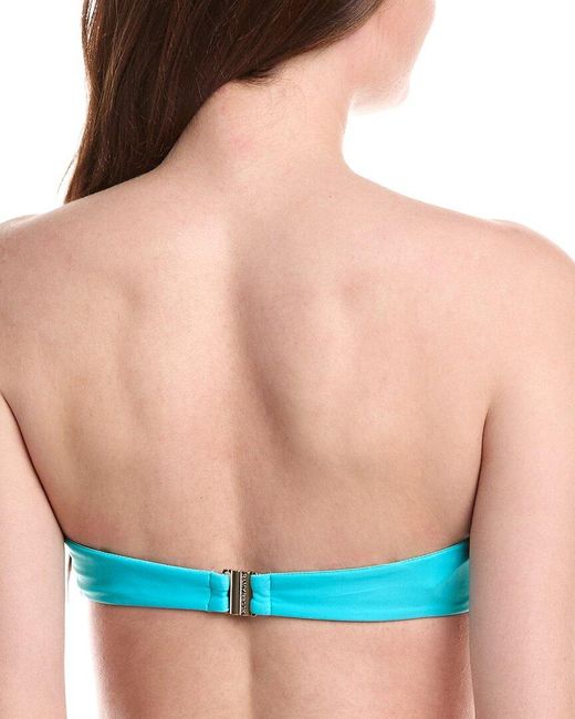 Ramy Brook Blue Jaedyn Bikini Top