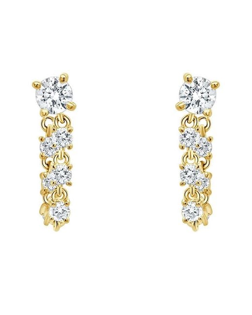 Sabrina Designs Metallic 14K 0.72 Ct. Tw. Diamond Earrings