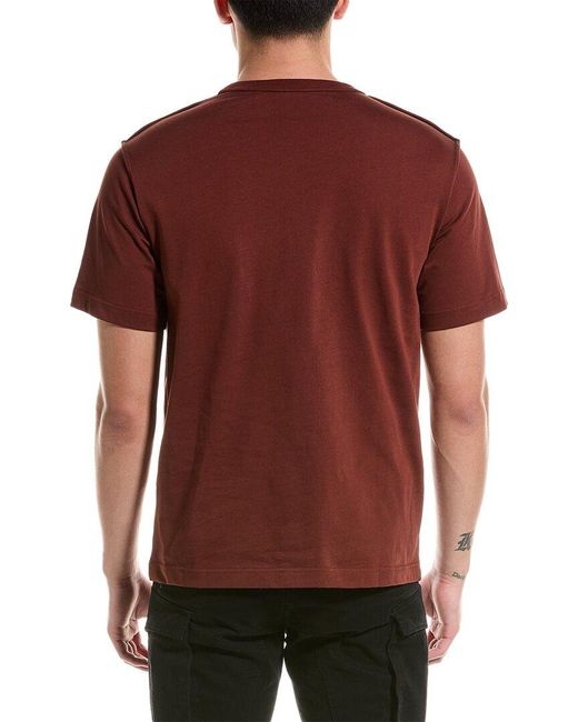 Helmut Lang Red Inside Out T-shirt for men