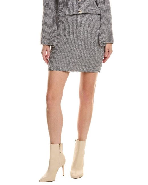 SERENETTE Gray Mini Skirt