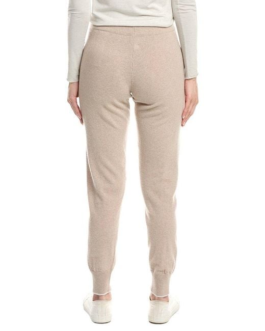 Eleventy Natural Knit Wool & Cashmere-Blend Pant