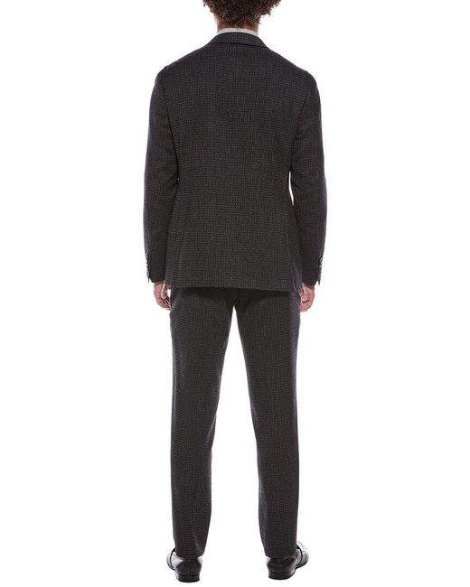 Canali Black 2Pc Wool-Blend Suit for men