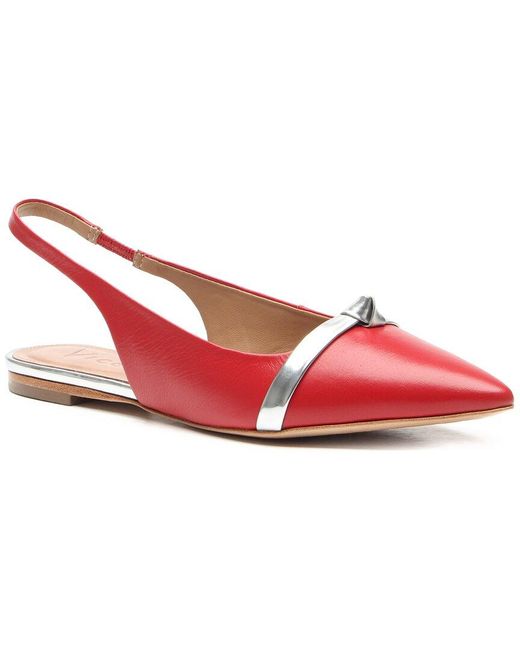 Vicenza Pink Burnie Leather Slingback