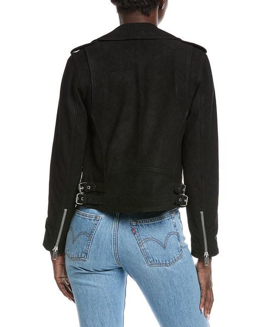 Walter Baker Black Liz Leather Jacket
