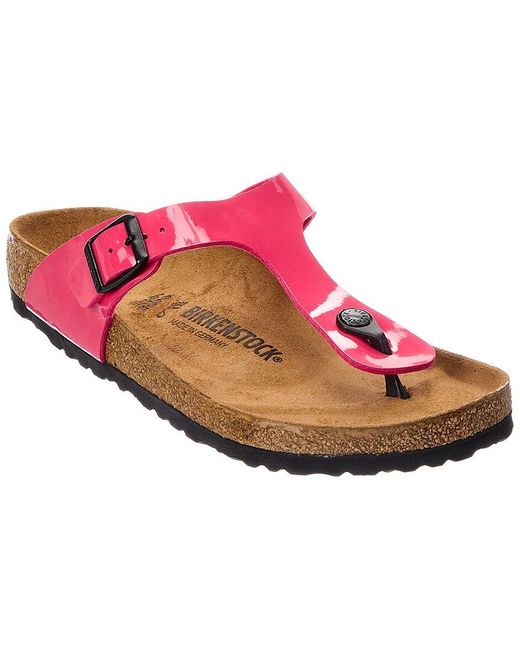 Birkenstock Pink Gizeh Bs Birko-flor Sandal