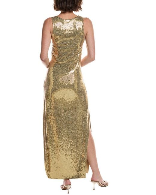 Michael Kors Sequin Tank Dress in Natural | Lyst