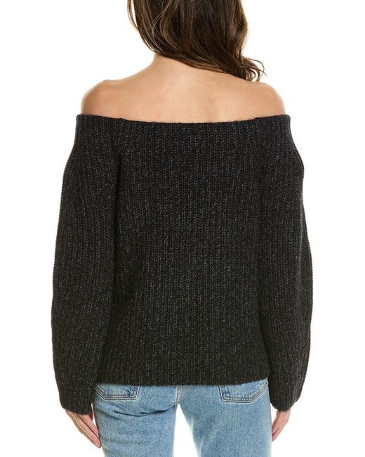 Black marled sweater hotsell