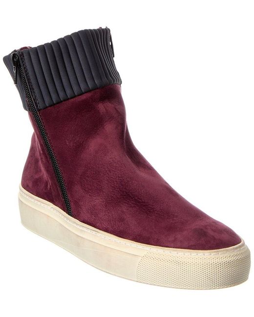 Arche Purple Tbaboo Leather Bootie