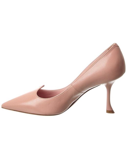 Roger Vivier Pink Leather Pump