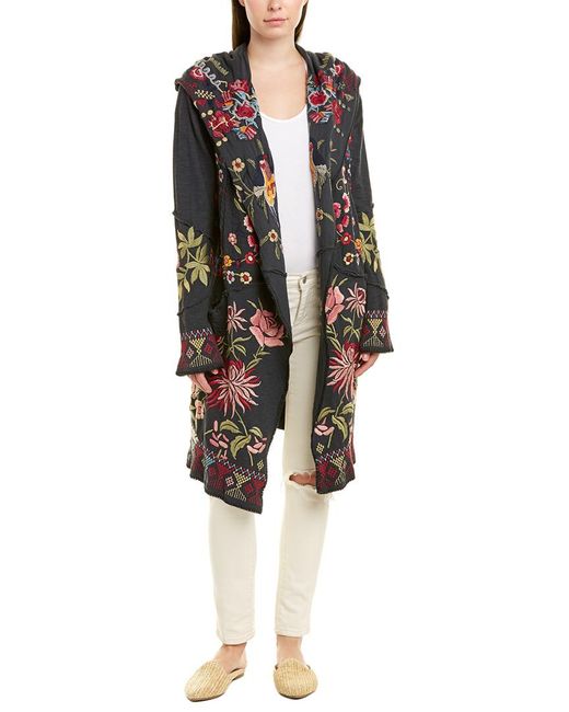 Johnny Was Duster in Black Lyst