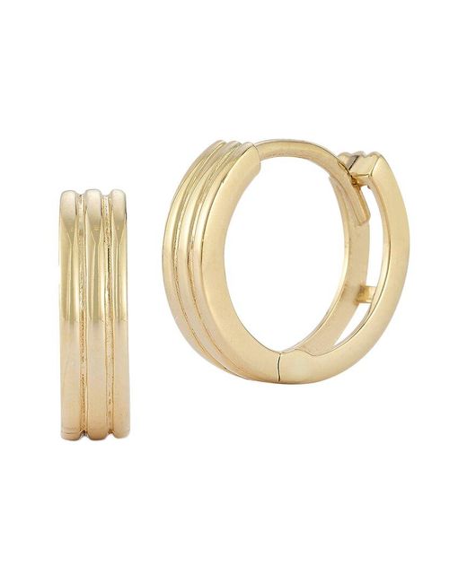 Ember Fine Jewelry Metallic 14k Huggie Earrings