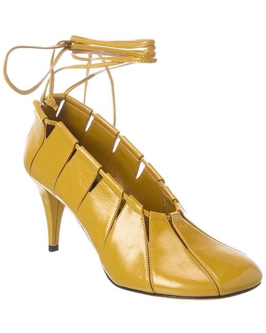 Proenza Schouler Metallic Hinge Leather Pump