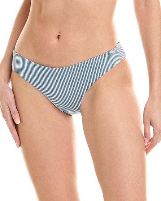 Onia Blue Daisy Bikini Bottom