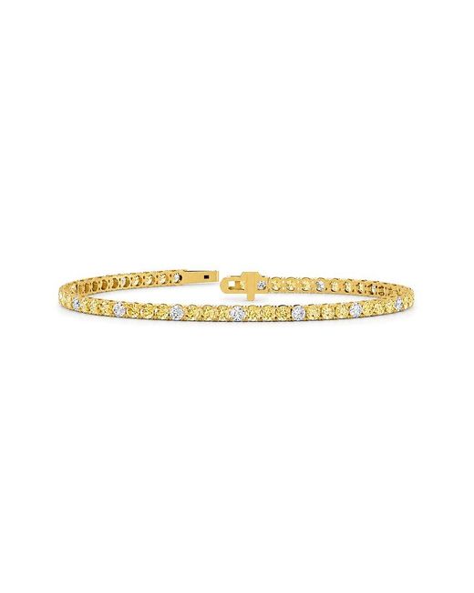 Lab Grown Diamonds White 14K 5.05 Ct. Tw. Lab-Grown Diamond Tennis Bracelet