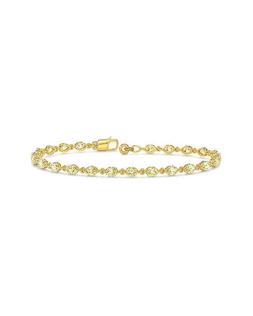 Lab Grown Diamonds White 14K 3.22 Ct. Tw. Lab-Grown Diamond Tennis Bracelet