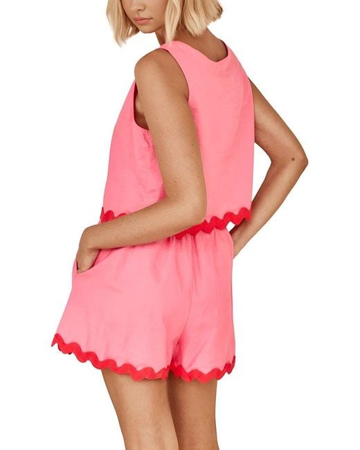 DELI S Pink Top & Short Set