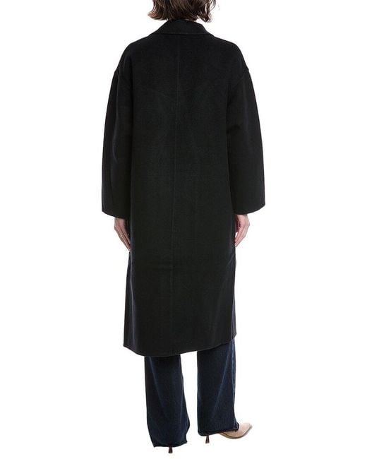 Rag & Bone Black Thea Wool Coat