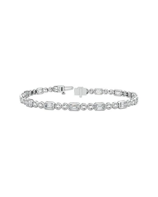 Lab Grown Diamonds White 14K 5.64 Ct. Tw. Lab-Grown Diamond Tennis Bracelet