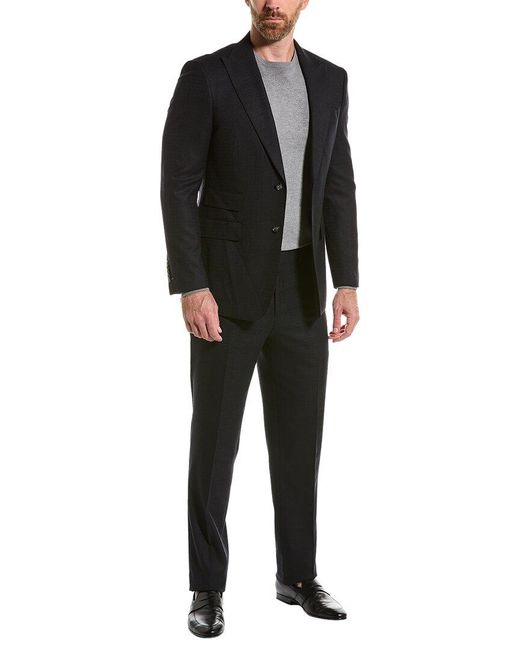 English Laundry Suit With Flat Front Pant in Black for Men Lyst