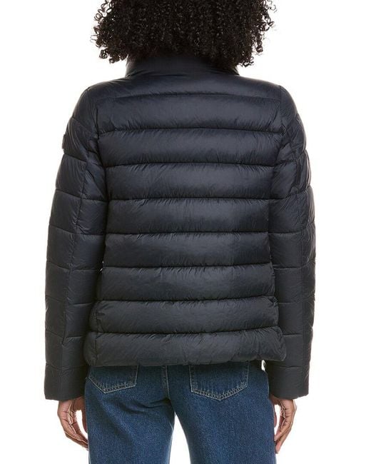 Save The Duck Black Eleonora Short Basic Funnel Neck Jacket