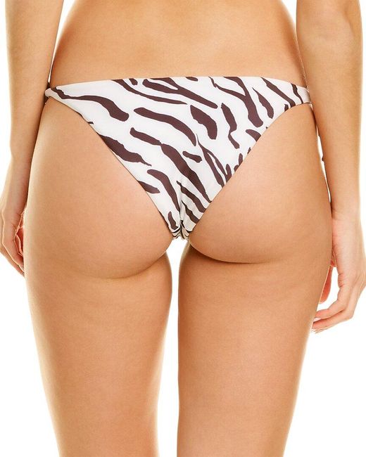 Peixoto White Tonie Bikini Bottom