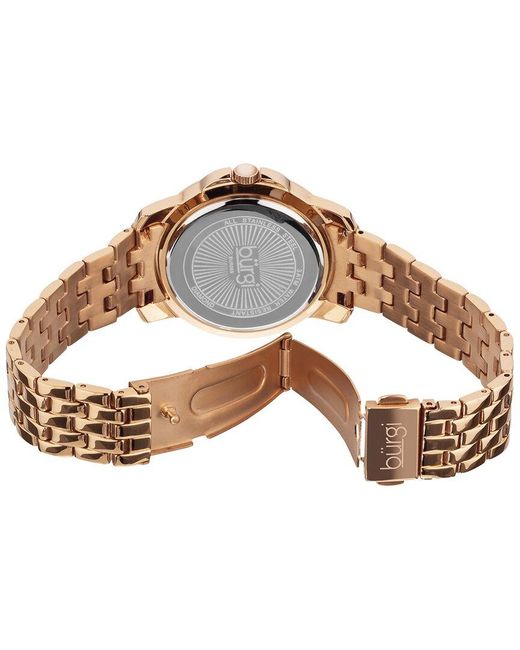 Burgi Metallic Burgi Watch