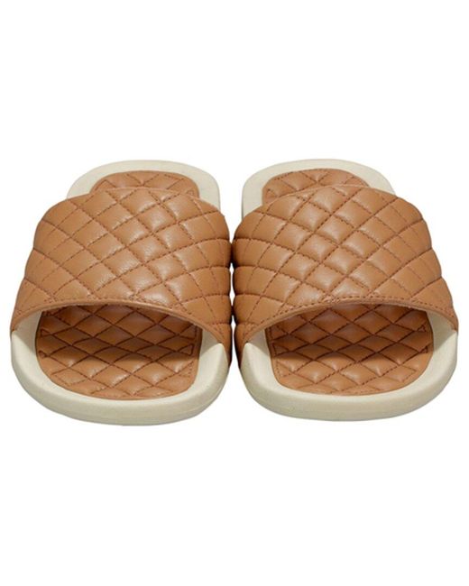 Athletic Propulsion Labs Brown Lusso Leather Slide for men
