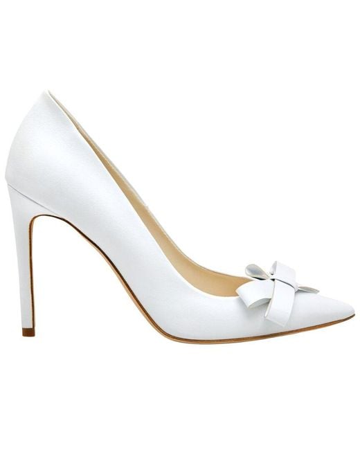 Prota Fiori White Rosa Apple Leather Pump