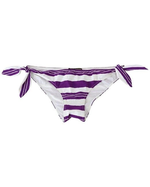 Dolce & Gabbana Purple Bikini Bottom