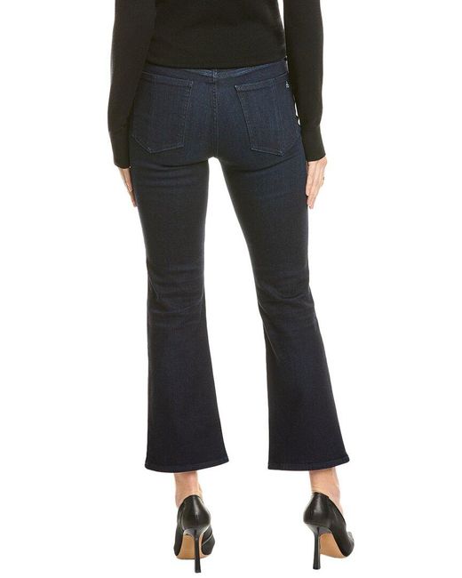 Rag & Bone Black Nina Esme High-Rise Ankle Flare Jean
