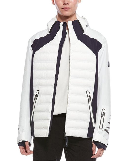Bogner White Jorik Outdoor Jacket for men