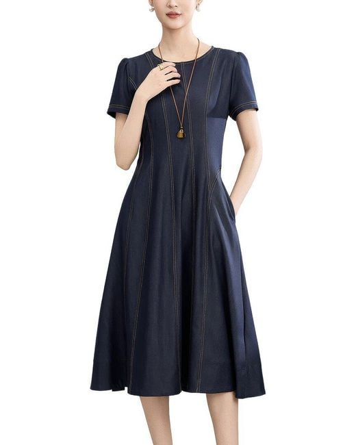 WLZD Blue Midi Dress