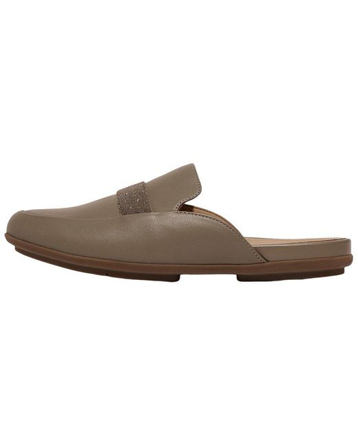 Fitflop Brown Gracie Leather Mule