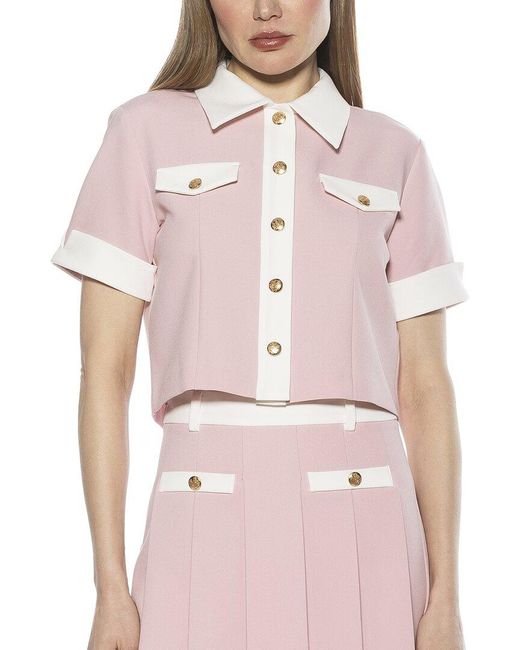 Alexia Admor Pink Emery Top