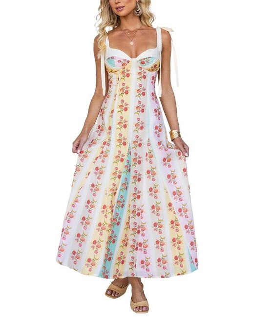 Vincent White Maxi Dress