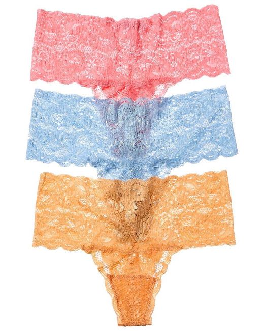 Cosabella Blue 3pk Never Say Never Comfie Thong