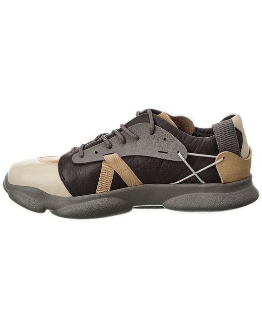 Camper Brown Twins Leather Sneaker for men