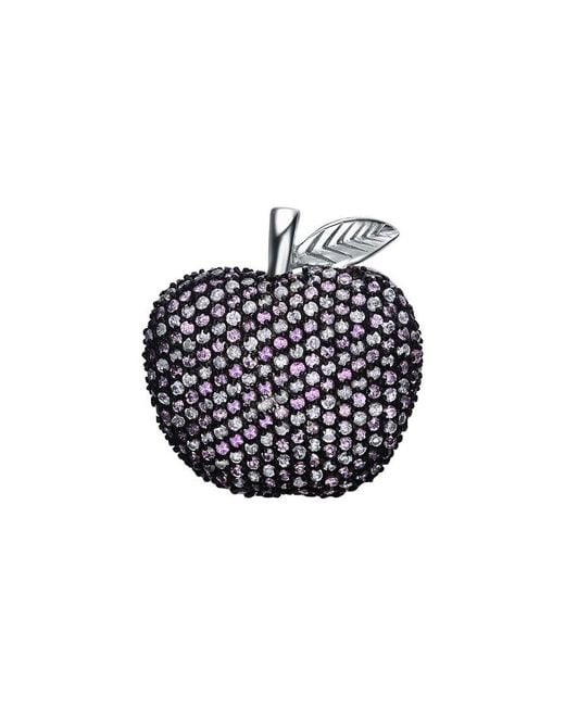 Genevive Jewelry White Silver Pin