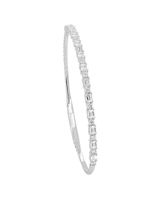 Sabrina Designs White 14K 1.79 Ct. Tw. Diamond Stackable Bangle