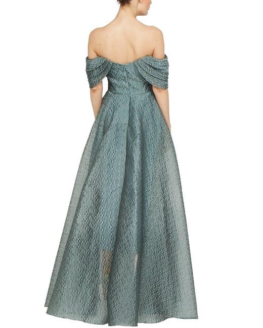 THEIA Green Elysia Gown