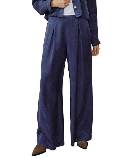 Bella Dahl Blue Wide Leg Pant