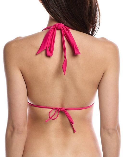 Ramy Brook Pink Jane Bikini Top