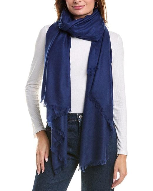 Sofiacashmere Blue Sofiacashmere Cashmere Wrap