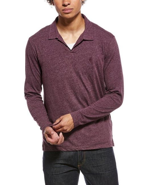 John Varvatos Purple Mercury Polo Shirt for men