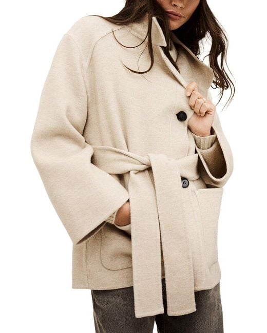 Ba&sh Natural Lourthney Coat