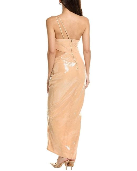 Suboo Natural Marcel Draped Maxi Dress
