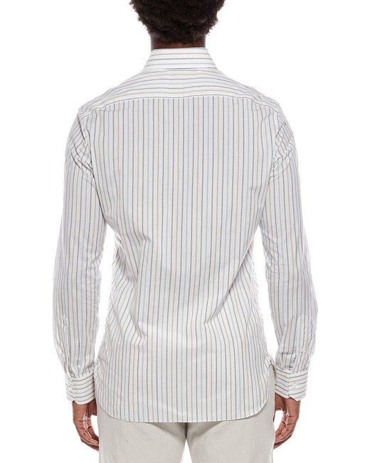 Isaia White Shirt for men